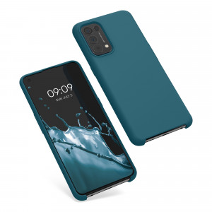 Husa Kwmobile pentru OPPO Find X3 Lite, Silicon, Verde, 55201.57 - Img 2