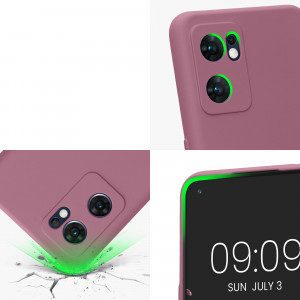 Husa Kwmobile pentru OPPO Find X5 Lite, Silicon, Violet, 57633.167 - Img 8