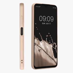 Husa Kwmobile pentru Samsung Galaxy A05s, Auriu, Silicon, KWM000021NA005C - Img 4