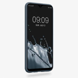 Husa Kwmobile pentru Samsung Galaxy A10, Silicon, Albastru, 49814.202 - Img 3