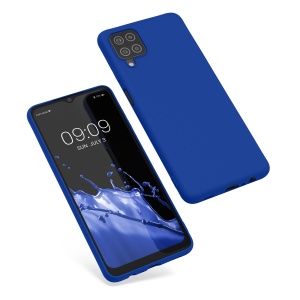 Husa Kwmobile pentru Samsung Galaxy A12, Albastru, Silicon, KWM000012BL057C - Img 2