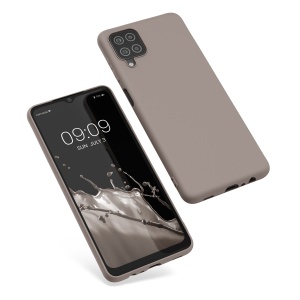 Husa Kwmobile pentru Samsung Galaxy A12, Bej, Silicon, KWM000012BL061C - Img 2