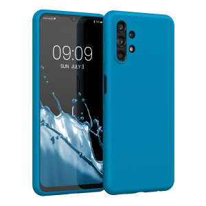 Husa Kwmobile pentru Samsung Galaxy A13, Silicon, Albastru, 57805.224 - Img 1