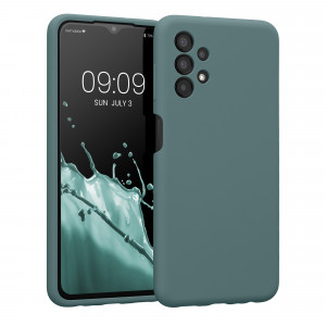 Husa Kwmobile pentru Samsung Galaxy A13, Silicon, Verde, 57832.171 - Img 1