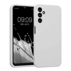 Husa Kwmobile pentru Samsung Galaxy A14 5G, Alb, Silicon, 60808.48 - Img 1