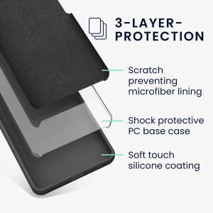 Husa Kwmobile pentru Samsung Galaxy A14 5G, Albastru deschis, Silicon, KWM000018GD037C - Img 5
