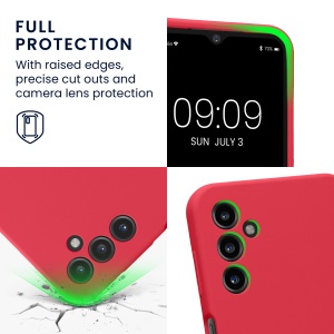 Husa Kwmobile pentru Samsung Galaxy A14 5G, Roz, Silicon, KWM000018GD025C - Img 3