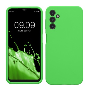 Husa Kwmobile pentru Samsung Galaxy A14 5G, Verde, Silicon, KWM000018GD043C - Img 1