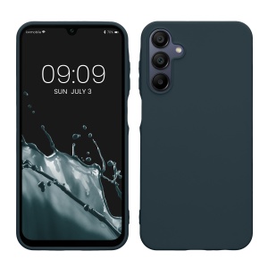 Husa Kwmobile pentru Samsung Galaxy A15 5G, Verde inchis, Silicon, KWM000021MH012C - Img 1