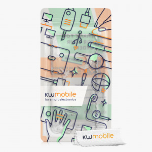 Husa Kwmobile pentru Samsung Galaxy A22 5G, Silicon, Transparent/Auriu, 58363.01 - Img 8