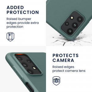 Husa Kwmobile pentru Samsung Galaxy A23, Silicon, Verde, 57804.171 - Img 4