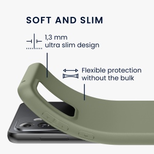 Husa Kwmobile pentru Samsung Galaxy A33 5G, Verde deschis, Silicon, KWM000015FQ015C - Img 6