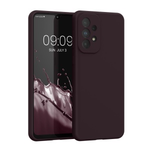 Husa Kwmobile pentru Samsung Galaxy A33 5G, Violet inchis, Silicon, 57833.114 - Img 1