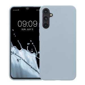 Husa Kwmobile pentru Samsung Galaxy A34 5G, Albastru deschis, Silicon, 60809.58 - Img 2