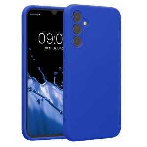 Husa Kwmobile pentru Samsung Galaxy A34 5G, Albastru, Silicon, KWM000018GC049C - Img 1