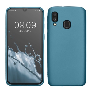 Husa Kwmobile pentru Samsung Galaxy A40, Albastru, Silicon, 48546.251 - Img 1