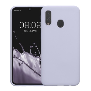 Husa Kwmobile pentru Samsung Galaxy A40, Mov deschis, Silicon, KWM000009ZX036C - Img 2