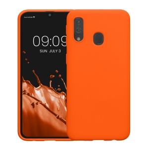 Husa Kwmobile pentru Samsung Galaxy A40, Portocaliu, Silicon, KWM000009ZX032C - Img 2