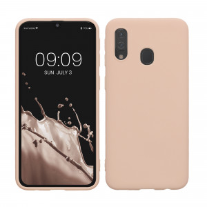 Husa kwmobile pentru Samsung Galaxy A40, Silicon, Roz, 48547.225 - Img 1