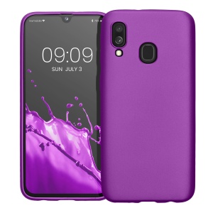 Husa Kwmobile pentru Samsung Galaxy A40, Violet, Silicon, 48546.24 - Img 2