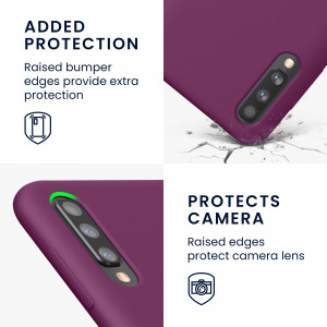 Husa Kwmobile pentru Samsung Galaxy A50, Silicon, Violet, 48715.187 - Img 4