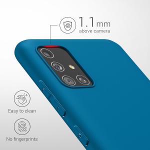 Husa Kwmobile pentru Samsung Galaxy A51, Albastru, Silicon, KWM000010YZ045C - Img 3