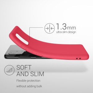 Husa Kwmobile pentru Samsung Galaxy A51, Roz, Silicon, KWM000010YZ047C - Img 7