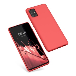 Husa Kwmobile pentru Samsung Galaxy A51, Roz, Silicon, KWM000010YZ059C - Img 2