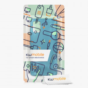 Husa Kwmobile pentru Samsung Galaxy A51, Silicon, Albastru, 51196.224 - Img 8