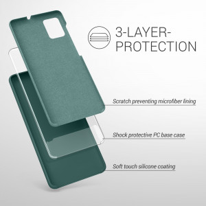 Husa Kwmobile pentru Samsung Galaxy A51, Silicon, Verde, 51197.171 - Img 3