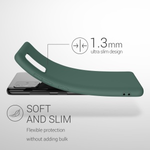 Husa Kwmobile pentru Samsung Galaxy A51, Verde, Silicon, KWM000010YZ048C - Img 7