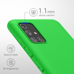 Husa Kwmobile pentru Samsung Galaxy A51, Verde, Silicon, KWM000010YZ055C - Img 4