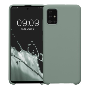 Husa Kwmobile pentru Samsung Galaxy A51, Verde, Silicon, KWM000010ZA054C - Img 2