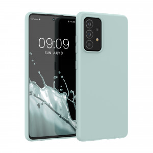 Husa Kwmobile pentru Samsung Galaxy A52/Galaxy A52 5G/Galaxy A52s 5G, Silicon, Verde, 54346.200 - Img 1