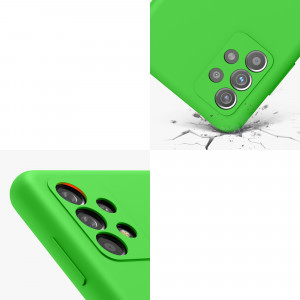 Husa Kwmobile pentru Samsung Galaxy A52/Galaxy A52 5G/Galaxy A52s 5G, Silicon, Verde, 54347.159 - Img 8