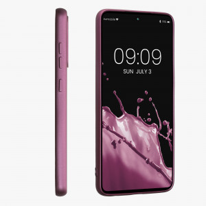 Husa kwmobile pentru Samsung Galaxy A52/Galaxy A52 5G/Galaxy A52s 5G, Silicon, Mov, 54351.230 - Img 2