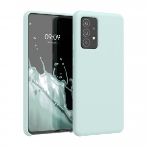 Husa Kwmobile pentru Samsung Galaxy A52/Galaxy A52 5G/Galaxy A52s 5G, Verde deschis, Silicon, 54347.200 - Img 1