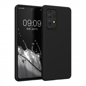 Husa Kwmobile pentru Samsung Galaxy A53 5G, Silicon, Negru, 57808.01 - Img 1