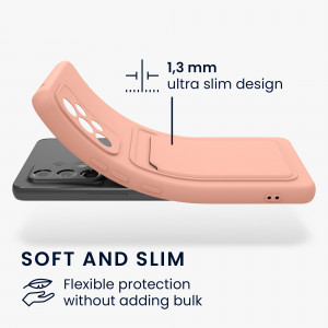 Husa Kwmobile pentru Samsung Galaxy A53 5G, Silicon, Roz, 58146.199 - Img 3