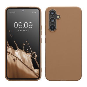 Husa Kwmobile pentru Samsung Galaxy A54 5G, Crem, Silicon, KWM000018FR027C - Img 1