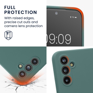 Husa Kwmobile pentru Samsung Galaxy A54 5G, Verde deschis, Silicon, 60795.207 - Img 4