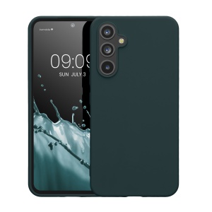 Husa Kwmobile pentru Samsung Galaxy A54 5G, Verde inchis, Silicon, 60796.202 - Img 2