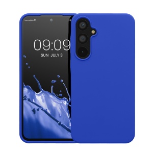 Husa Kwmobile pentru Samsung Galaxy A55 5G, Albastru, Silicon, KWM000021ME026C - Img 2