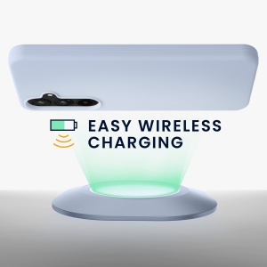 Husa Kwmobile pentru Samsung Galaxy A55, Albastru deschis, Silicon, KWM000021ME003C - Img 8