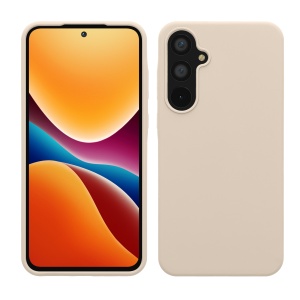 Husa Kwmobile pentru Samsung Galaxy A55, Crem, Silicon, KWM000021ME006C - Img 1