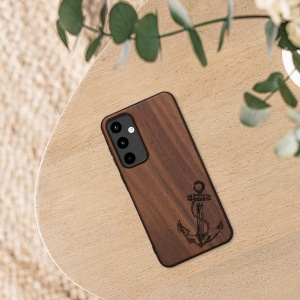Husa Kwmobile pentru Samsung Galaxy A55, Maro, Lemn, KWM000021PL004C - Img 5