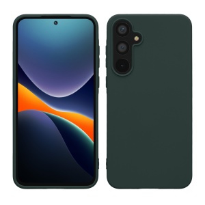 Husa Kwmobile pentru Samsung Galaxy A55, Verde inchis, Silicon, KWM000021MG008C - Img 1