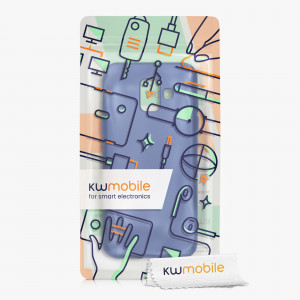 Husa Kwmobile pentru Samsung Galaxy A6 (2018), Silicon, Albastru, 46374.64 - Img 7