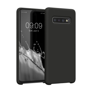 Husa Kwmobile pentru Samsung Galaxy S10, Gri inchis, Silicon, KWM000009QK056C - Img 1