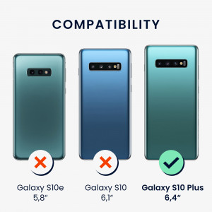 Husa Kwmobile pentru Samsung Galaxy S10 Plus, Silicon, Albastru, 49028.186 - Img 6